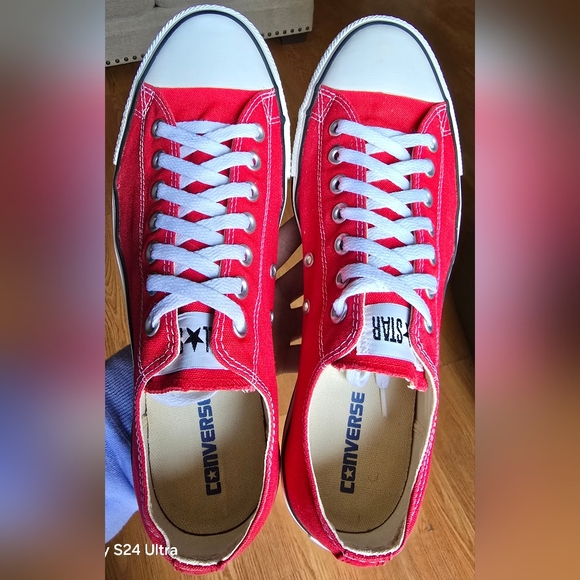 Unisex 11.5 Men's/13.5 Women's CONVERSE CTAS Red Low Top Casual Shoes - Picture 6 of 8